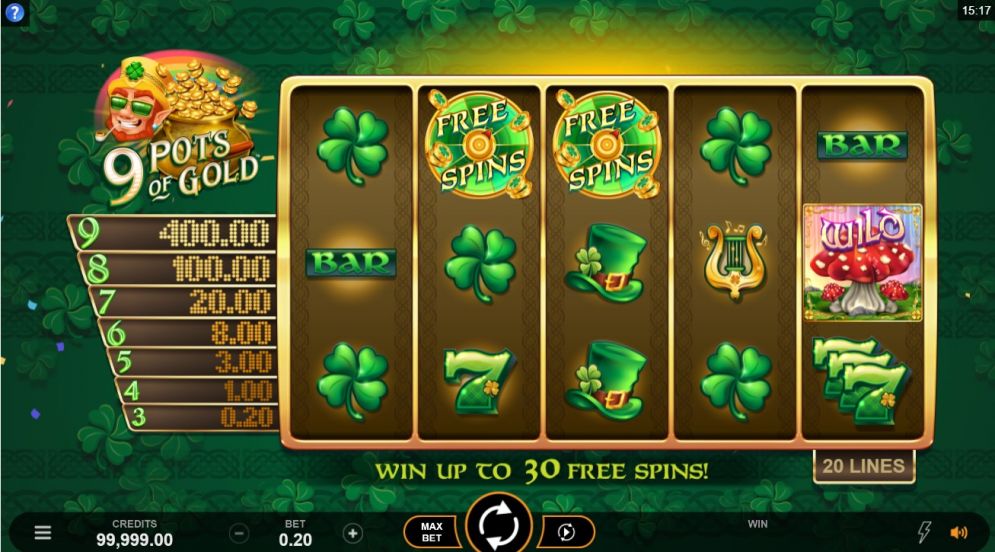 Collect at least 3 Free Spins Symbols to get those sweet free spins.