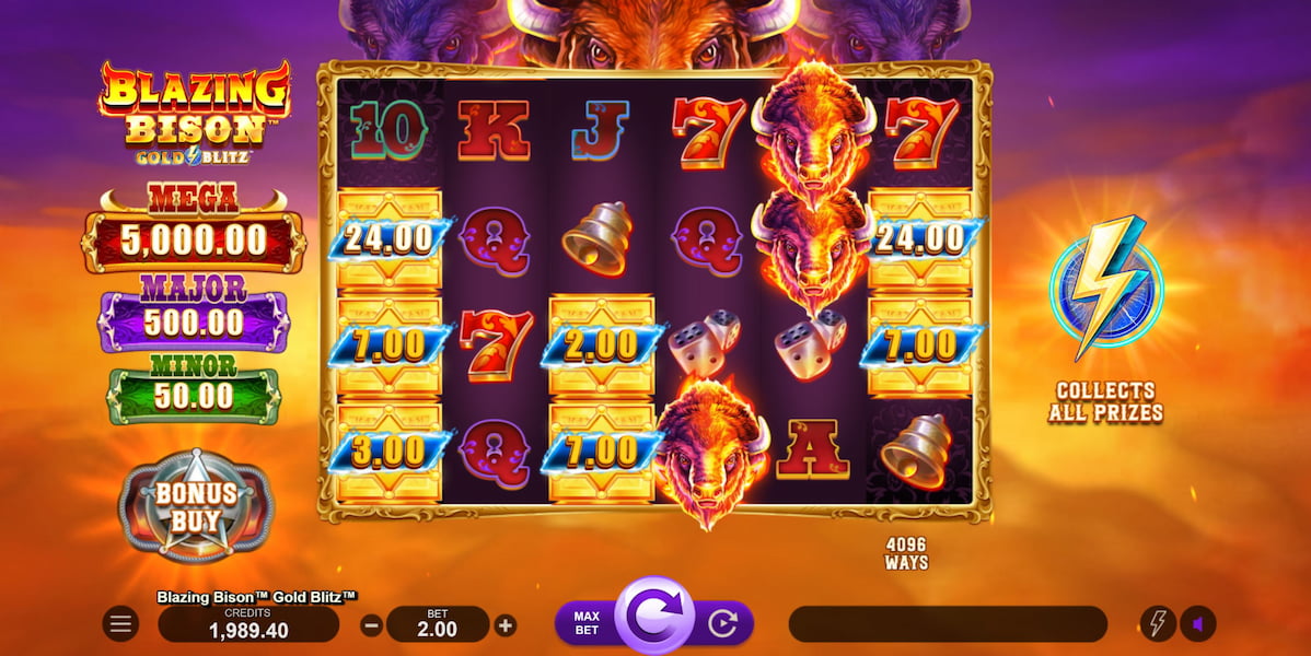 Blazing Bison Gold Blitz Slot Review