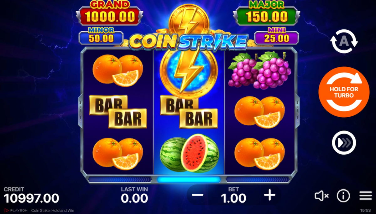Coin Strike Hold & Win Slot Review