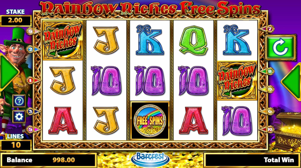 Rainbow Riches Free Spins Slot Review